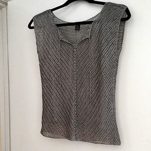 Rare Alfani petite crochet top